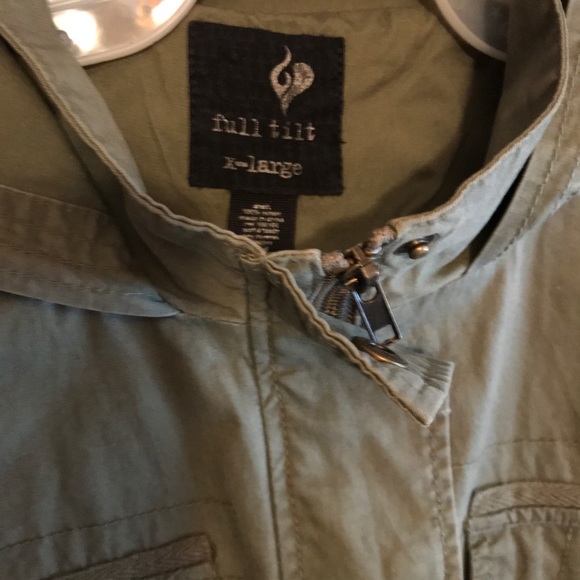 Olive green utility jacket - Picture 2 of 3